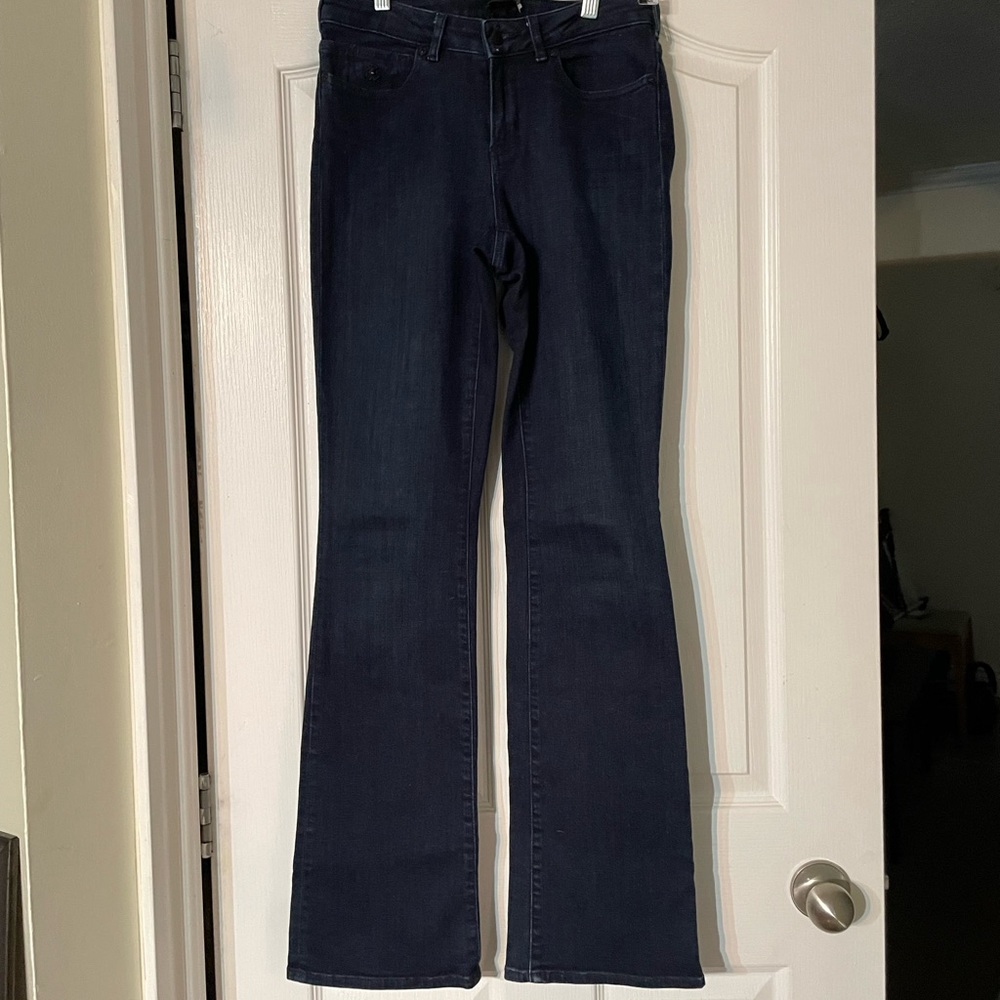 Maison Scotch "Jolie" Kick Flair Jeans High Rise Dark Wash 28x32